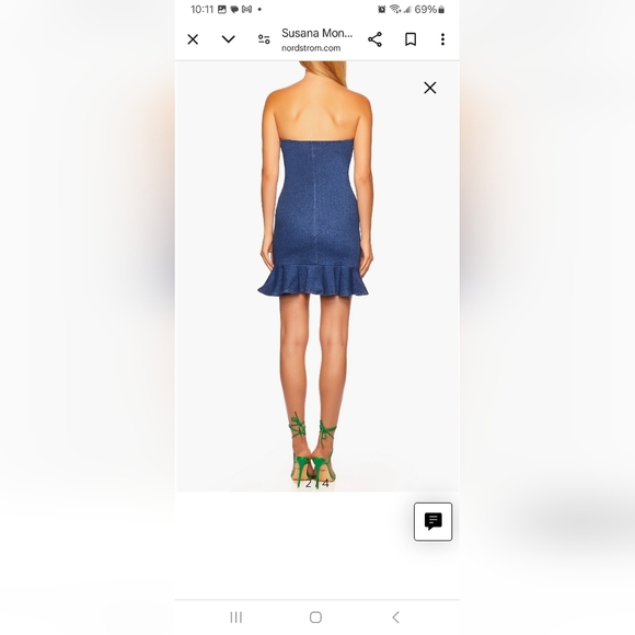 Susana monaco Denim Dress - Picture 4 of 9